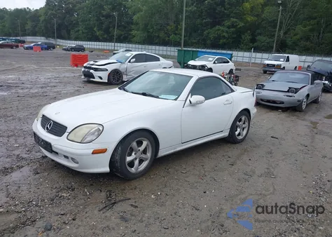 2001 Mercedes-Benz Slk 320 from USA, damaged, VIN WDBKK65F31F224847